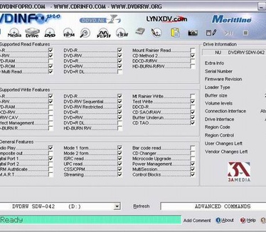 DVDInfoPro screenshot (resized)