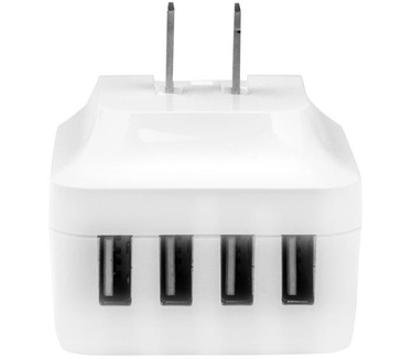 Startech.com 4-Poorts USB lader internationale reislader 34W/6.8A wit