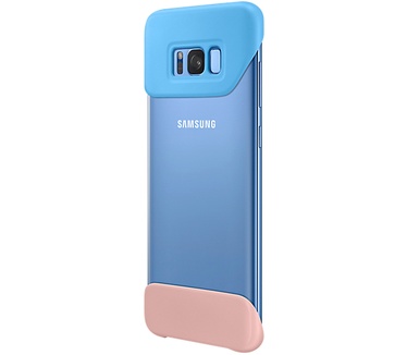Samsung Galaxy S8 Plus 2Piece Cover - Blauw/Roze