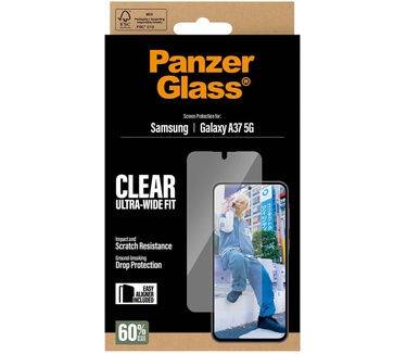 PanzerGlass Screen Protector Ultra-Wide Fit - Clear - Samsung Galaxy A37 5G