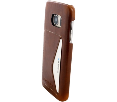 Mobiparts Excellent Backcover Samsung Galaxy S7 Oaked Cognac