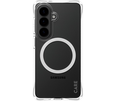 PanzerGlass CARE™ by PanzerGlass® Samba Case Transparent w. White Qi Samsung Galaxy S26