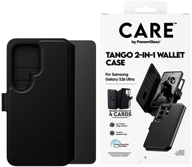 PanzerGlass CARE™ by PanzerGlass® Tango 2-in-1 Wallet Case w. Qi Samsung Galaxy S26 Ultra