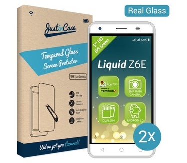 Just in Case Tempered Glass Acer Liquid Z6e - 2 pack