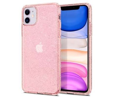 Spigen Apple iPhone 11 Hoesje Liquid Crystal Glitter Roze