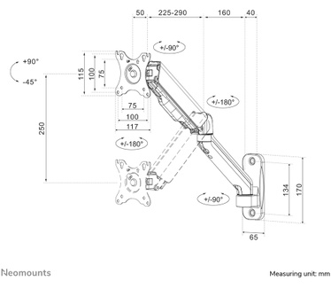 Neomounts by Newstar WL70-450BL11