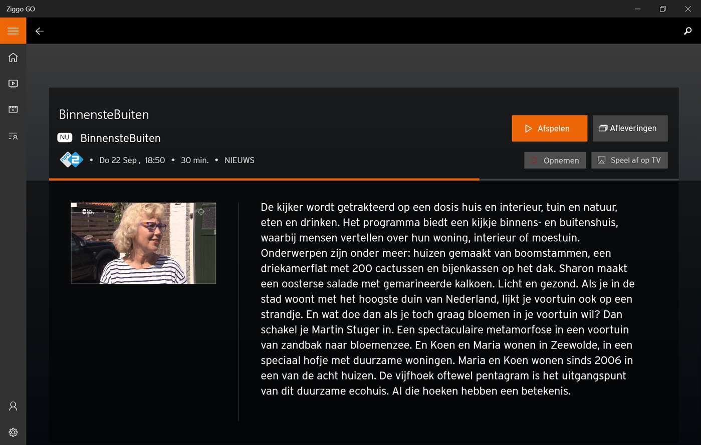 Ziggo hernoemt Horizon Go naar Ziggo Go en brengt Windows 10app uit