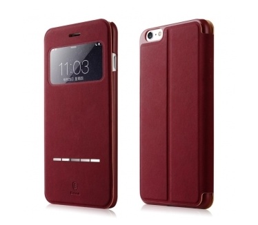 Baseus Baseus Terse Window Case met stand Apple iPhone 6 plus (Wine Red)
