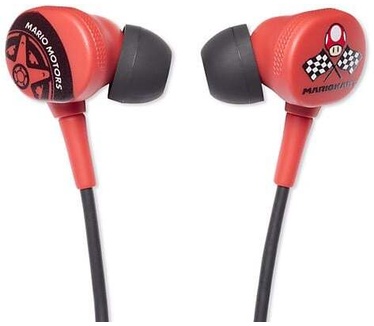 PowerA Bedrade hoofdtelefoon voor Nintendo Switch - Mario Kart Motors, 3,5 mm, bekabeld, officiële licentie