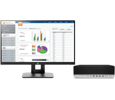 HP EliteDesk 800 G3 SFF + VH240a