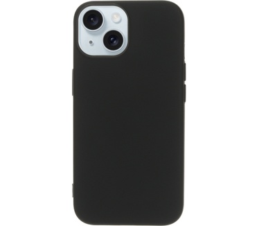 Mobiparts Silicone Cover Apple iPhone 15 Black