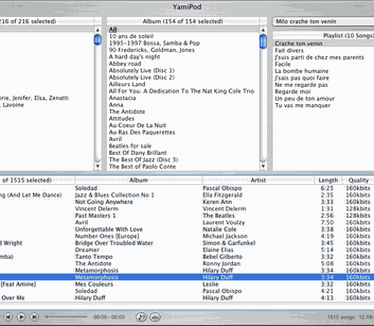 YamiPod screenshot (481 pix)