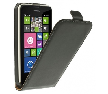qMust Nokia Lumia 630 / 635 Ultra Slim Flip Cover (black)