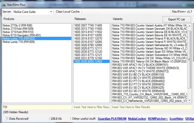 Navifirm met WP 7.8-updates