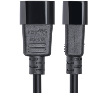 Startech.com 4,5m Stroom Verlengkabel, C14 naar C13 PDU Stroomkabel, 15A 250V, 14AWG, AC Power Kabel voor PDU/Power Supply, KEMA-KEUR Gecertificeerd