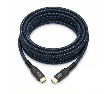 Mojogear USB-C naar USB-C kabel 240W 40Gbps USB 4.0 - 3m Zwart