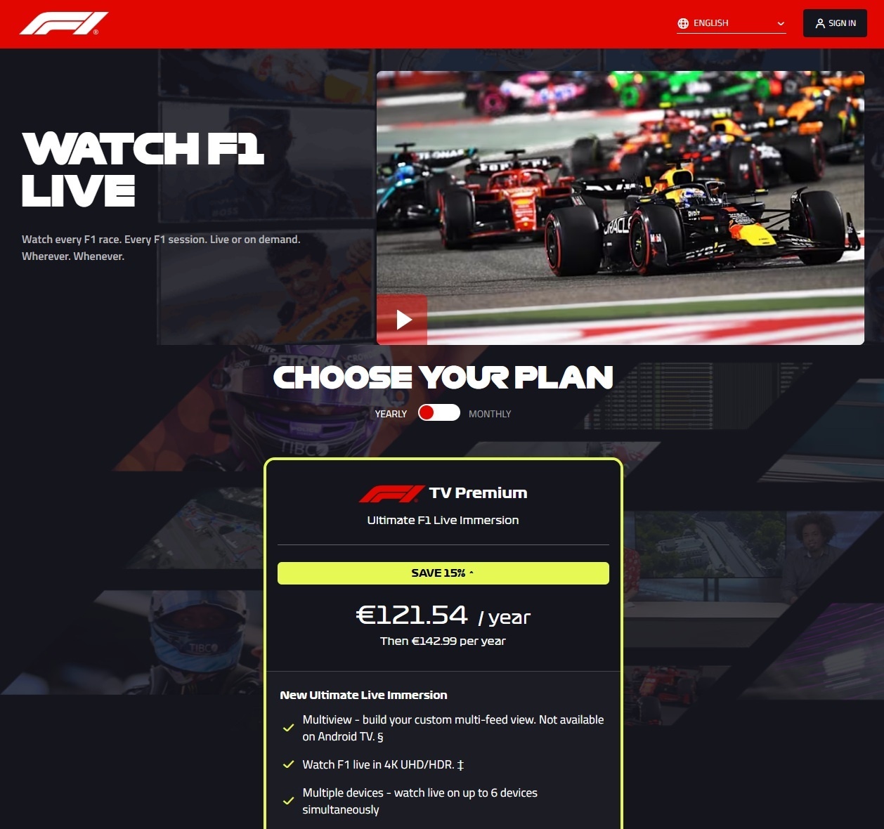 F1 TV Premium