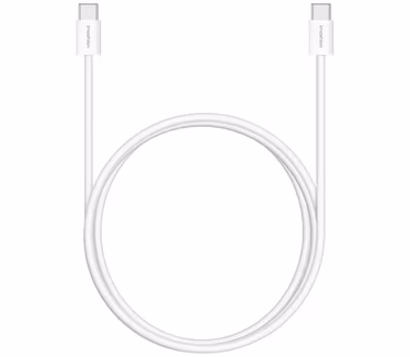 Imoshion Braided USB-C naar USB-C kabel 60W, 2 meter Wit