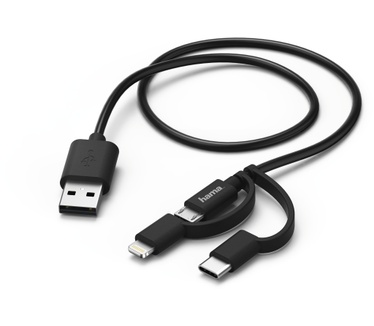 Hama 183225 3in1-Micro-USB-Kabel mi
