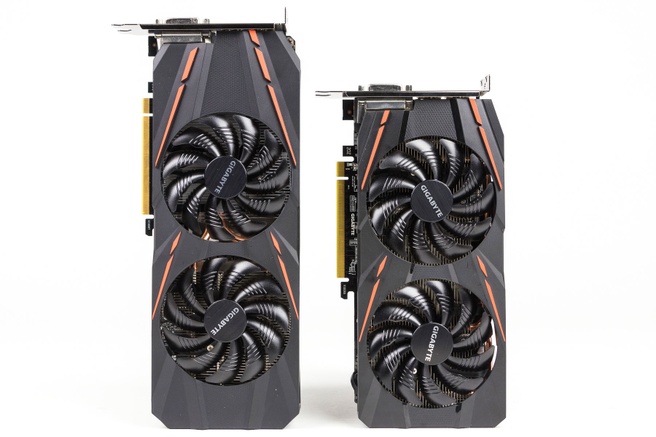 Gigabyte GTX 1060 en RX 480 G1 Gaming