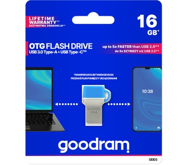 Goodram DualDrive 3.0 16GB Zilver