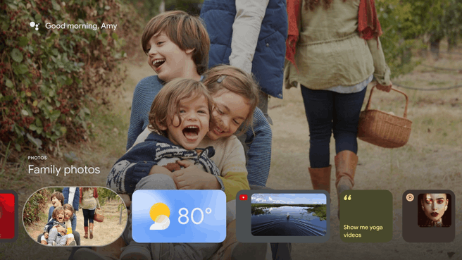 Google TV nieuwe screensaver