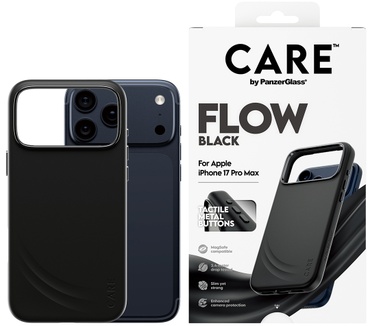 PanzerGlass CARE by PanzerGlass® Feature FLOW Case Black w. MagSafe iPhone 17 Pro Max