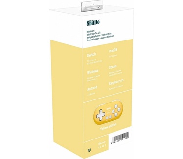 8Bitdo Zero 2 Yellow Edition - Gamepad - Nintendo Switch Geel