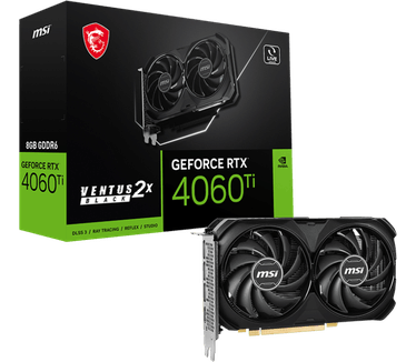 MSI GeForce RTX 4060 Ti VENTUS 2X BLACK 8G