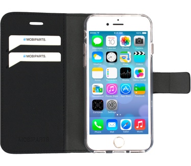 Mobiparts Saffiano Wallet Case Apple iPhone 6, iPhone 6S Black