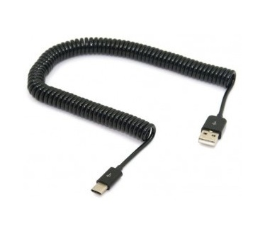 qMust USB-C naar USB 2.0 Male kabel - 2.1 - 3 meter - Black