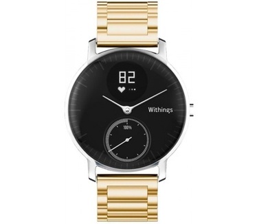 qMust Metalen armband voor Withings Steel HR 36mm - Gold