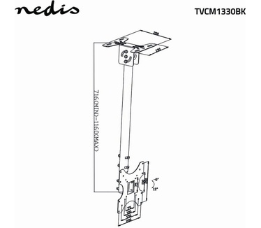 Nedis TVCM1330BK