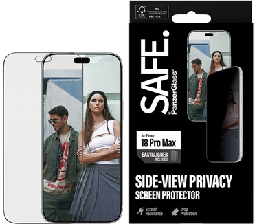 PanzerGlass SAFE. by PanzerGlass® Privacy Screen Protector iPhone 2026 Pro Max | Ultra-Wide Fit m. EasyAligner