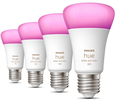 Philips Hue White en Color Ambiance E27 800 lumen Bluetooth (4-pack)