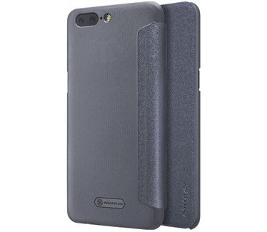 Nillkin OnePlus 5 Hoesje Sparkle Series Zwart