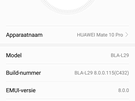 Screenshot Huawei Mate 10 Pro - Emui 8.0 op Android 8.0