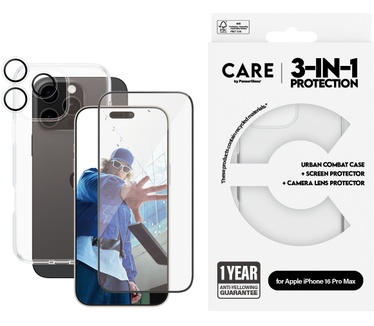 PanzerGlass CARE by PanzerGlass® Flagship 3-in-1 Bundle iPhone 16 Pro Max