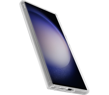 Otterbox OtterBox React-hoesje voor Galaxy S23 Ultra, schokbestendig, valbestendig, ultradun, beschermende, getest volgens militaire standaard, Antimicrobieel, clear, Geen retailverpakking