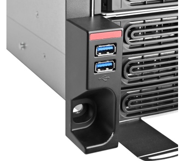 Silverstone RM43-324-RS 4U 24-bay 2.5"/3.5" HDD rackmount storage chassis with Mini-SAS HD SFF-8643 12 Gb/s interface