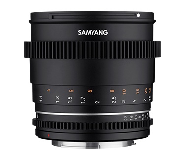Samyang Optics VDSLR 85mm T1.5 MK2