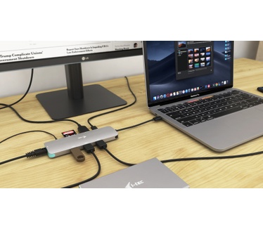 iTEC USB-C Metal Nano Docking Station 4K HDMI LAN + Power Delivery 100 W