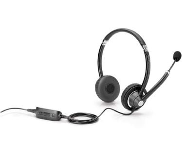 HP UNIFIED COMMUNICATION BUNDEL (K7V17AA + K8P74AA) Communication Keyboard + Wired Headset *Lync Certified*