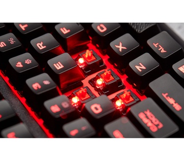 Corsair K63 Clavier Mécanique Gaming (Cherry MX Red, Rétro-Éclairage Rouge, AZERTY) Noir