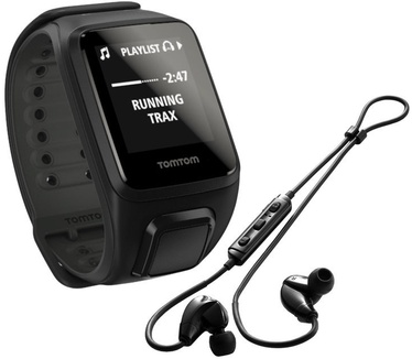 TomTom Spark Cardio Music Small (+ hoofdtelefoon) Zwart