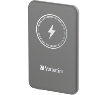 Verbatim Charge 'n' Go Magnetische Draadloze Power Bank 5000mAh Grijs