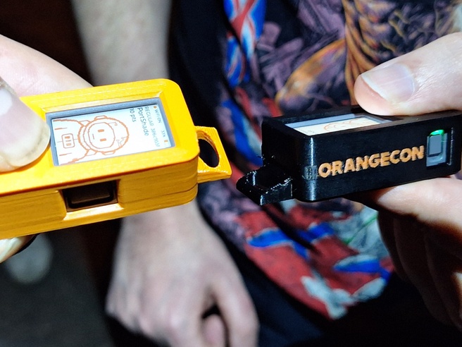 OrangeCon badge
