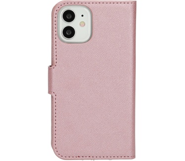 Mobiparts Saffiano Wallet Case Apple iPhone 12 Mini Pink