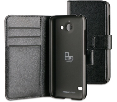 BeHello Huawei Ascend Y550 Wallet Case Black