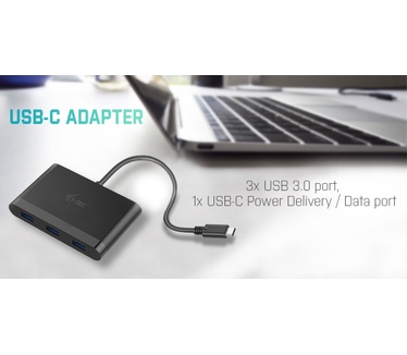 iTEC USB-C 3-Port HUB with Power Delivery Function